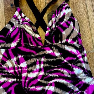 Tankini Top - criss cross back.